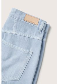 mango - Mango jeansy Aimee damskie high waist. Stan: podwyższony. Kolor: niebieski #2