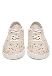 Rieker Półbuty M2354-31 Beżowy. Kolor: beżowy. Materiał: skóra #3