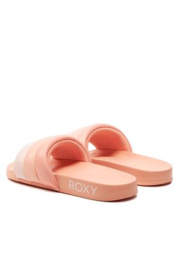 Roxy Klapki ARJL101131 Beżowy. Kolor: beżowy. Materiał: skóra