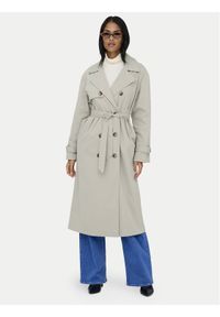 only - ONLY Trencz Disa 15361536 Beżowy Regular Fit. Kolor: beżowy. Materiał: syntetyk #1