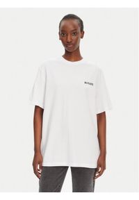 ROTATE T-Shirt 112445400 Biały Oversize. Kolor: biały. Materiał: bawełna