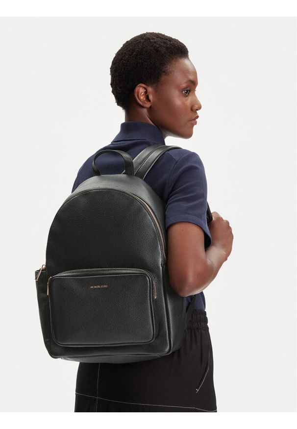 MICHAEL Michael Kors Plecak Tanner 30T5GTNB3L Czarny. Kolor: czarny. Materiał: skóra