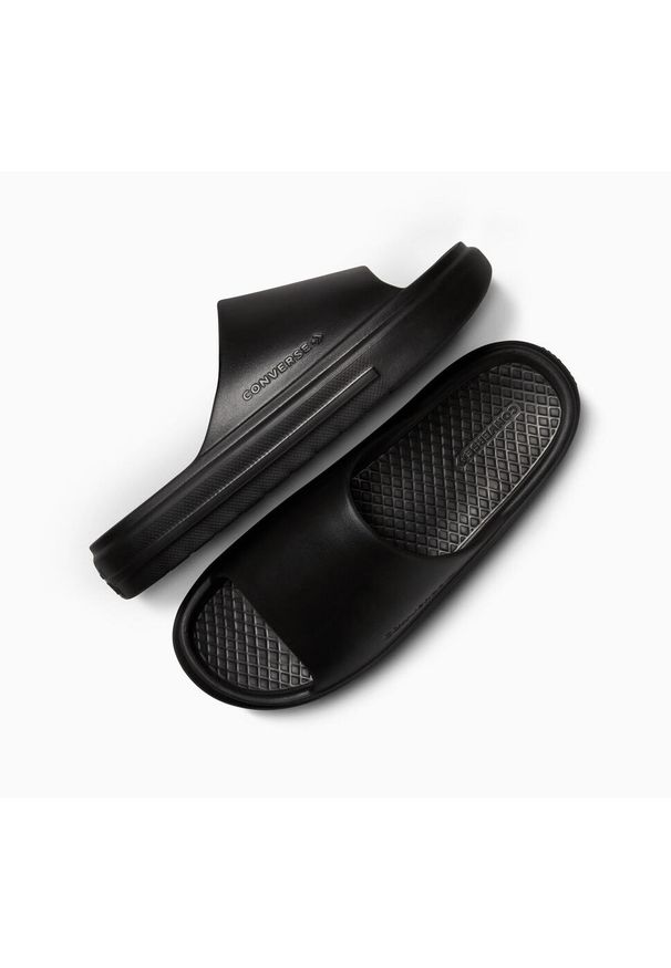 Plaskanie Converse Essential Slide, Dla obu płci. Kolor: czarny. Materiał: materiał, syntetyk. Styl: sportowy