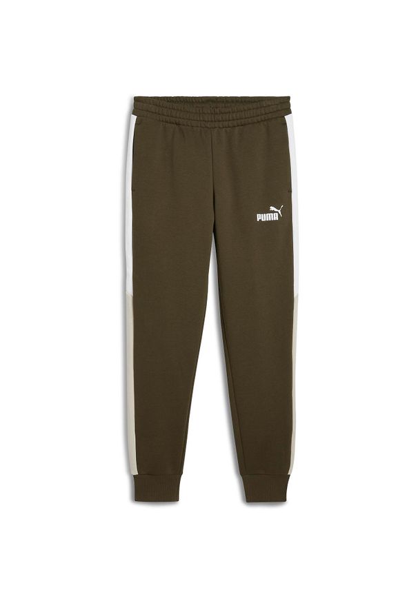 Jogging Puma Power Colorblock. Kolor: zielony. Sport: bieganie