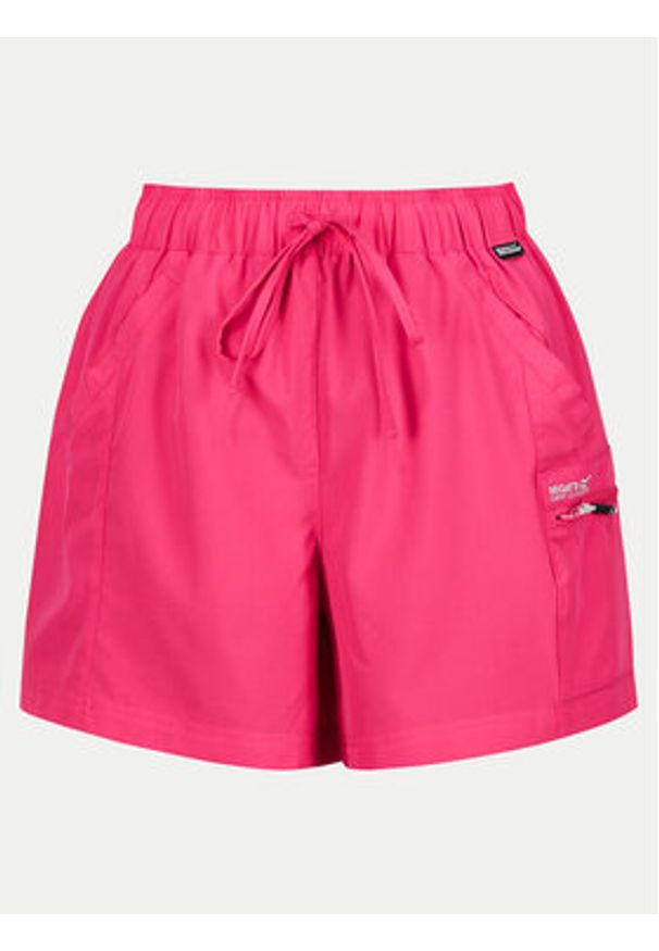 Regatta Szorty sportowe Travel RWJ299 Różowy Relaxed Fit. Kolor: różowy. Materiał: syntetyk
