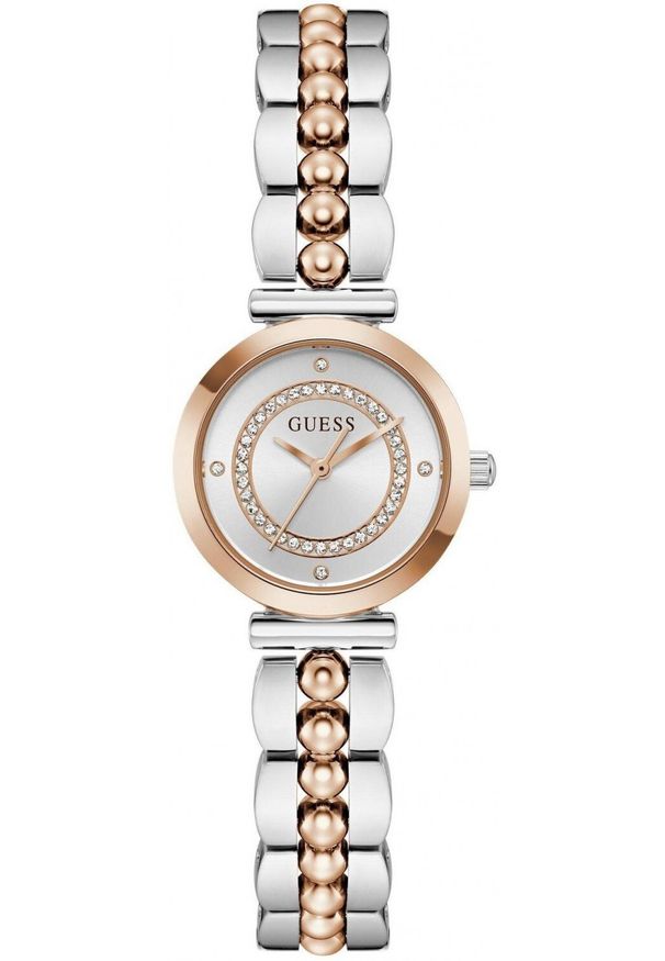 Zegarek Guess Zegarek damski Guess GW0994L5 CYRKONIE srebrny. Kolor: srebrny