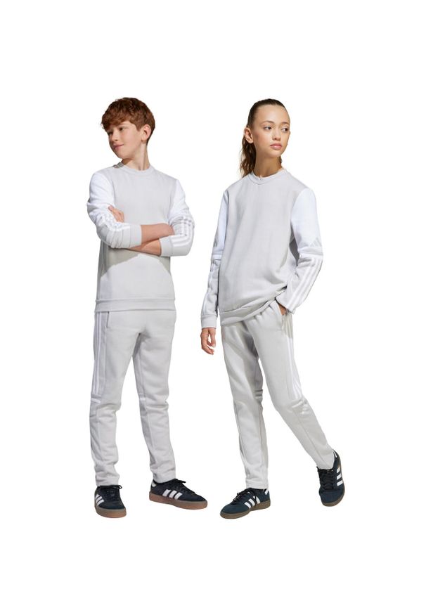 Adidas - Spodnie dla dzieci adidas Squadra 25 Sweat. Okazja: na co dzień. Kolor: biały, wielokolorowy, szary. Styl: sportowy, casual