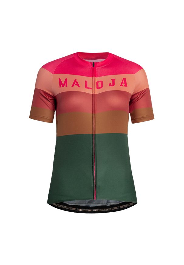 Koszulka rowerowa damska Maloja MadrisaM. Kolor: zielony. Sport: kolarstwo