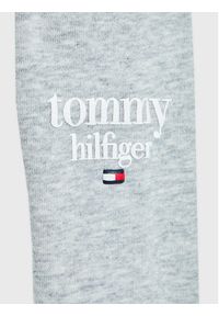 TOMMY HILFIGER - Tommy Hilfiger Legginsy KG0KG06867 D Szary Slim Fit. Kolor: szary. Materiał: bawełna #3