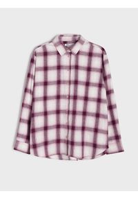 Sinsay - Flanelowa koszula w kratę z domieszką bawełny - wielobarwny. Materiał: bawełna #1