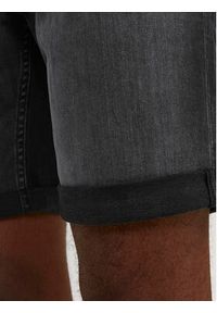 Jack & Jones - Jack&Jones Szorty jeansowe Rick 12249085 Czarny Regular Fit. Kolor: czarny. Materiał: bawełna #6