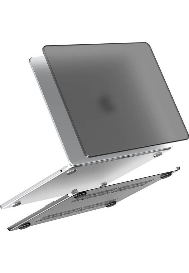 Etui Lention Matowe etui ochronne Lention do MacBook Air 15.3" (czarny). Kolor: czarny