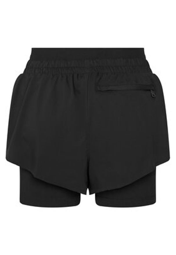 GIRLFRIEND COLLECTIVE - Girlfriend Collective Szorty sportowe Fallon 4093 Czarny Regular Fit. Kolor: czarny. Materiał: syntetyk