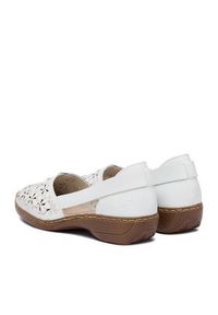 Rieker Półbuty CEO-41356-80 Biały. Kolor: biały. Materiał: skóra #4