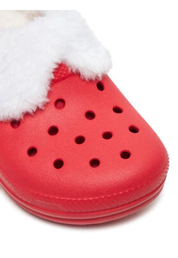 Crocs Klapki Classic Lined Santa Clog K 210931 Czerwony. Kolor: czerwony