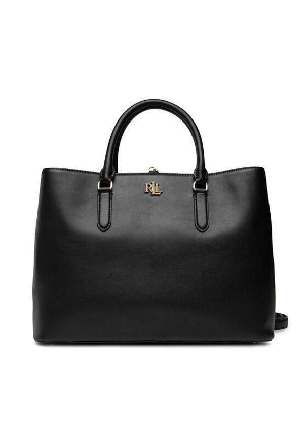 Lauren Ralph Lauren Torebka Marcy 36 431876724004 Czarny. Kolor: czarny. Materiał: skórzane
