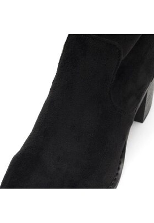 Jenny Fairy Kozaki WS14438-02 Czarny. Kolor: czarny. Materiał: materiał