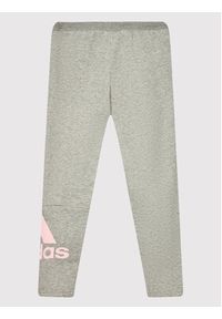 Adidas - adidas Spodnie dresowe GS4284 Szary Regular Fit. Kolor: szary. Materiał: bawełna