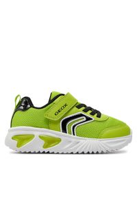 Geox Sneakersy J Assister Boy J45DZC 014CE C3707 S Zielony. Kolor: zielony. Materiał: materiał, mesh