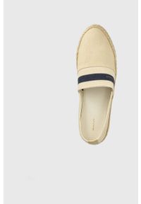 GANT - Gant espadryle Raffiaville kolor beżowy 26569821.G11. Nosek buta: okrągły. Kolor: beżowy #3