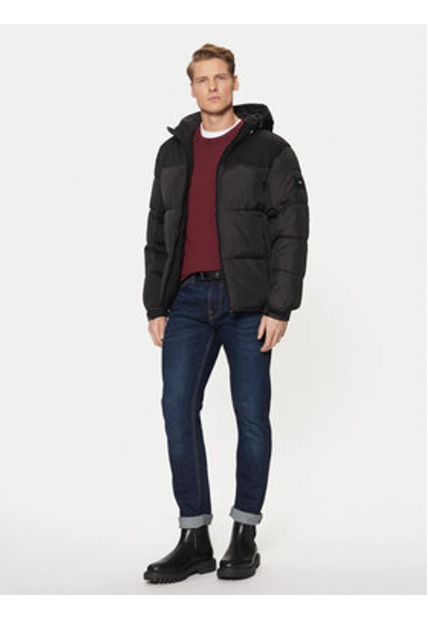 TOMMY HILFIGER - Tommy Hilfiger Kurtka zimowa New York MW0MW32771 Czarny Regular Fit. Kolor: czarny. Materiał: syntetyk. Sezon: zima