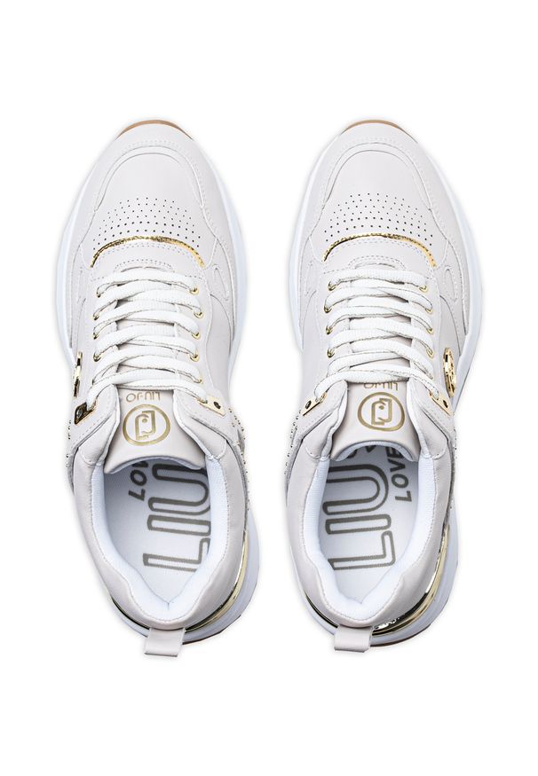 Sneakersy damskie beżowe Liu Jo Lily 05. Okazja: na spotkanie biznesowe. Kolor: beżowy. Materiał: tkanina