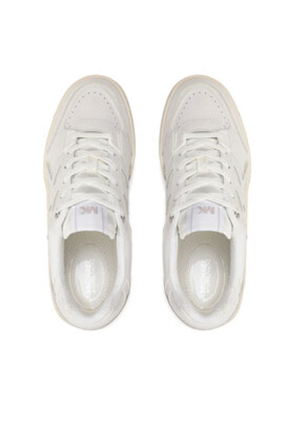 MICHAEL Michael Kors Sneakersy Rebel 43S4RLFS5D Biały. Kolor: biały. Materiał: skóra