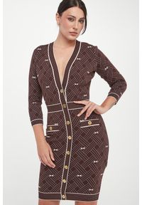 Elisabetta Franchi - Sukienka dzianinowa ELISABETTA FRANCHI. Materiał: dzianina #1
