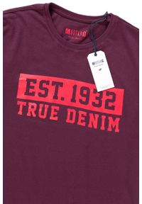 Mustang - MUSTANG T SHIRT Alex C Print WINETASTING 1008654 8355. Wzór: nadruk #4