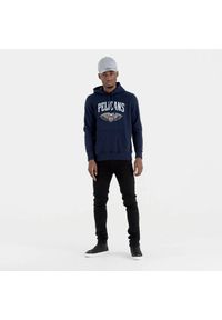 New Era - Bluza z kapturem New Orleans Pelicans NBA. Typ kołnierza: kaptur. Kolor: niebieski