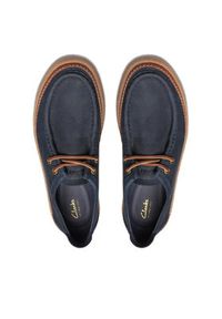 Clarks Mokasyny Clarkwood Moc 26176871 Granatowy. Kolor: niebieski. Materiał: skóra, nubuk