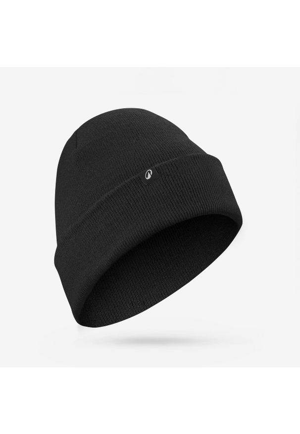WEDZE - Czapka narciarska dla dorosłych Wedze Rider 500. Kolor: czarny. Materiał: akryl, materiał. Sezon: zima. Styl: sportowy