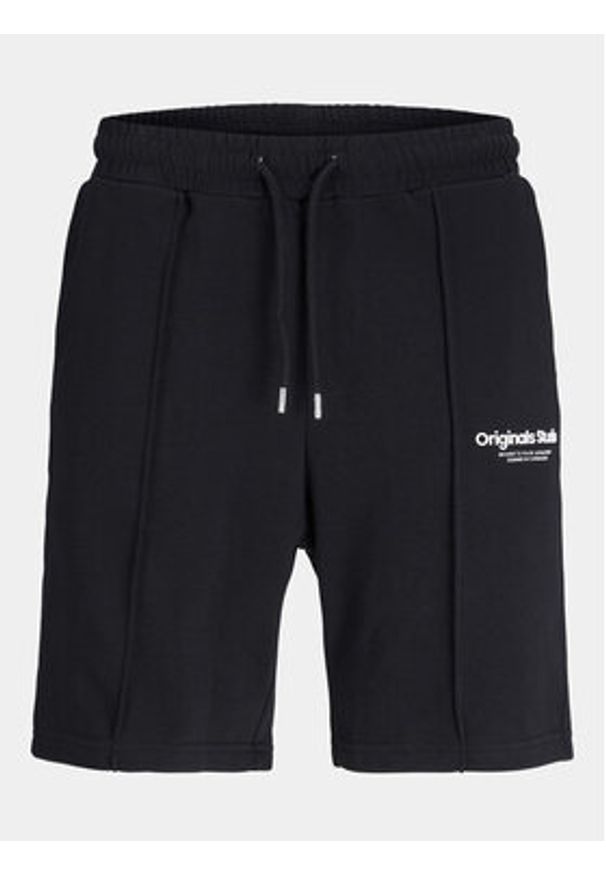 Jack & Jones - Jack&Jones Szorty sportowe Vesterbro 12252251 Czarny Loose Fit. Kolor: czarny. Materiał: bawełna, syntetyk. Styl: sportowy