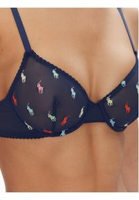 Polo Ralph Lauren Biustonosz z fiszbiną 4P0210 Granatowy. Kolor: niebieski. Materiał: syntetyk