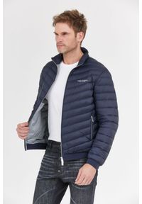 Armani Exchange - ARMANI EXCHANGE Granatowa puchowa kurtka przejściowa męska, Rozmiar S. Kolor: niebieski. Materiał: puch #5