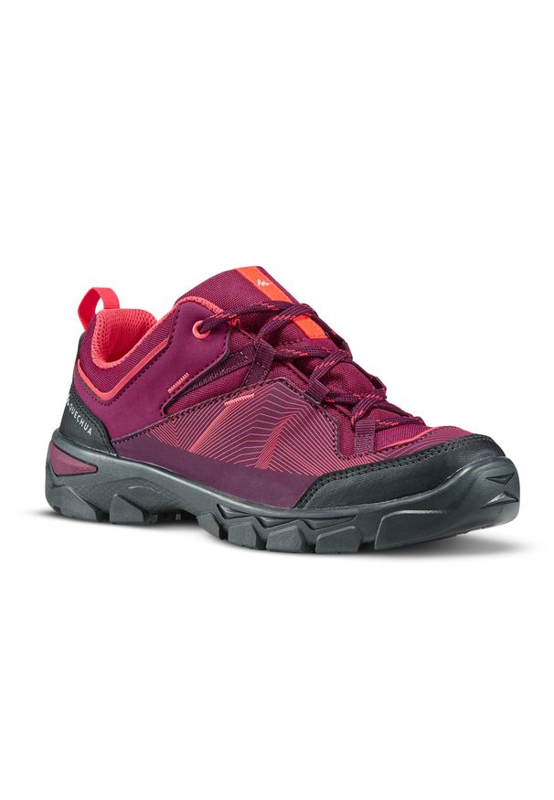 quechua - Buty turystyczne dla dzieci Quechua MH120 niskie. Kolor: fioletowy. Materiał: syntetyk, tkanina
