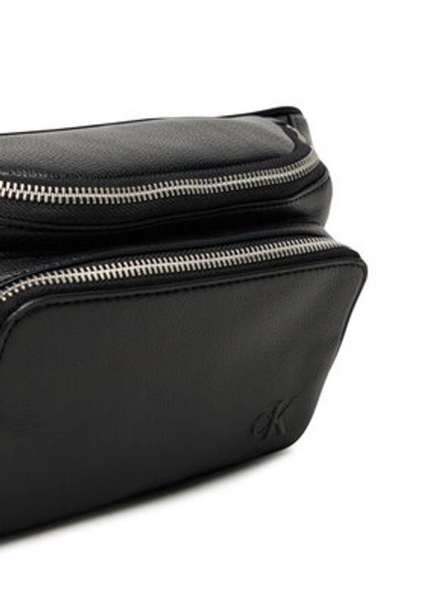 Calvin Klein Saszetka nerka Cargo Waistbag LV04D3130G Czarny. Kolor: czarny. Materiał: skóra
