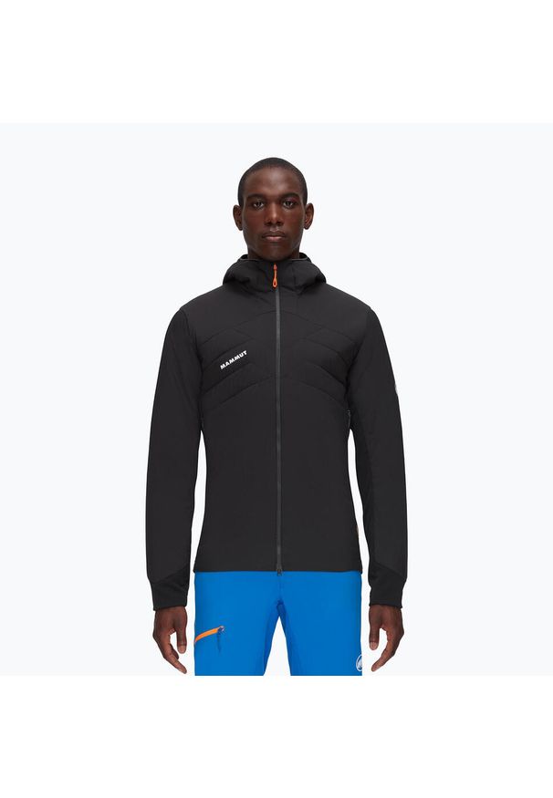 Kurtka puchowa męska Mammut Rime Light IN Flex Hooded. Kolor: czarny. Materiał: puch