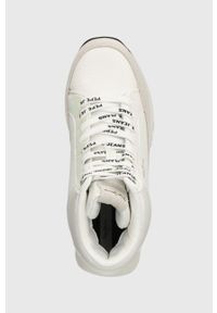 Pepe Jeans sneakersy DEAN MOLL kolor biały PLS31533. Nosek buta: okrągły. Kolor: biały. Materiał: guma. Szerokość cholewki: normalna. Obcas: na koturnie #2