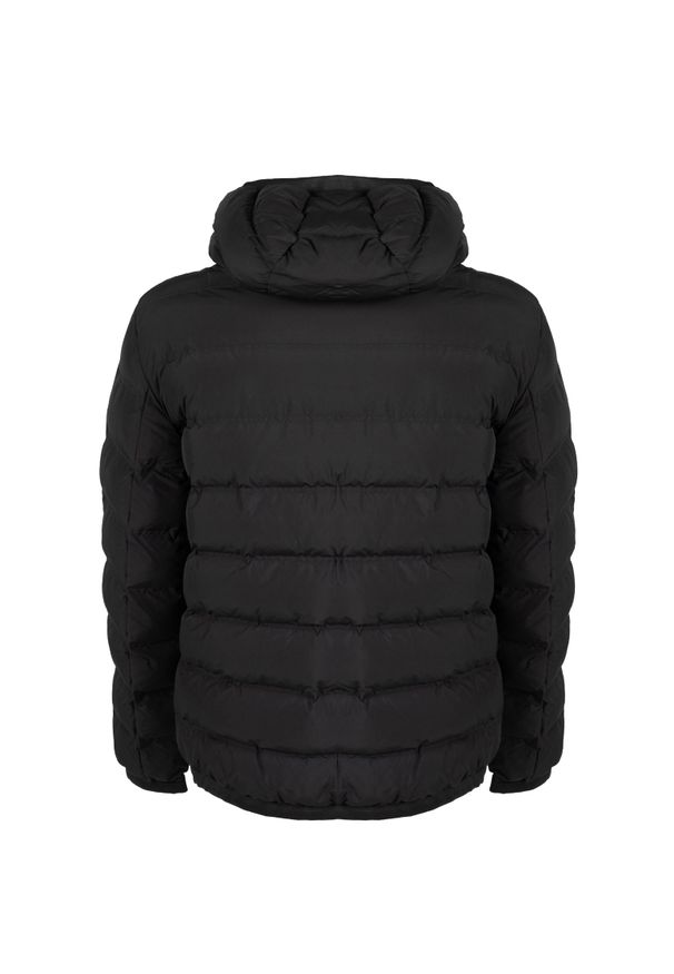 Geox Kurtka "Spherica" | M2629C T2961 | Mężczyzna | Czarny. Okazja: na co dzień. Typ kołnierza: kaptur. Kolor: czarny. Materiał: poliester. Styl: casual