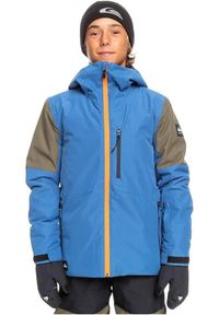 Kurtka narciarska dla dzieci Quiksilver Travis Rice. Kolor: niebieski. Materiał: poliester. Sport: narciarstwo