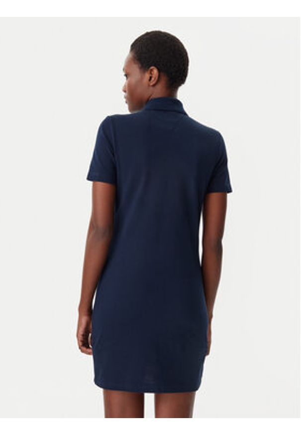 Tommy Jeans Sukienka codzienna Badge DW0DW20302 Granatowy Regular Fit. Okazja: na co dzień. Kolor: niebieski. Materiał: bawełna. Typ sukienki: proste. Styl: casual