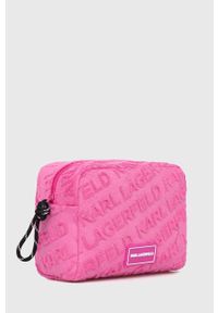 Karl Lagerfeld kosmetyczka kolor różowy. Kolor: różowy #3