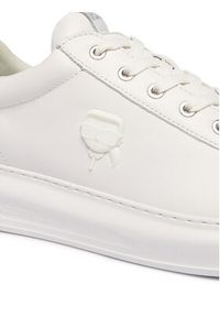 Karl Lagerfeld - KARL LAGERFELD Sneakersy Kapri KL52570N Biały. Kolor: biały. Materiał: skóra #3