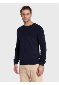North Sails Sweter 699506 Granatowy Regular Fit. Kolor: niebieski. Materiał: bawełna #1