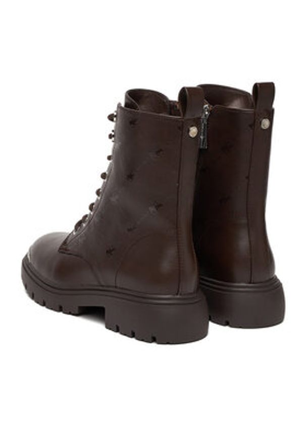 Beverly Hills Polo Club Trzewiki CEO-HY62382-1 Brązowy. Kolor: brązowy. Materiał: skóra, materiał