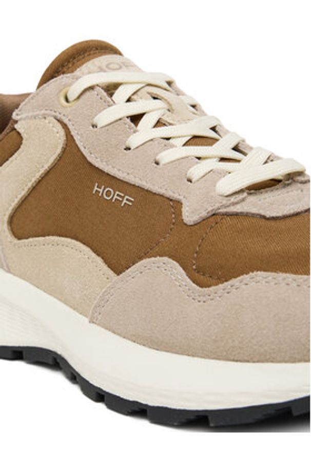 HOFF Sneakersy City Mkii 22535004 Beżowy. Kolor: beżowy. Materiał: zamsz, skóra