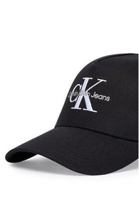 Calvin Klein Jeans Czapka z daszkiem Monologo LV04G5065G Czarny. Kolor: czarny. Materiał: bawełna #9
