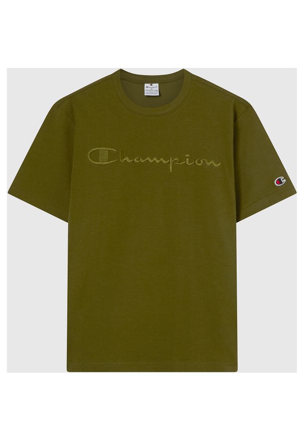 Koszulka męska Champion SS Tee 220273. Kolor: zielony