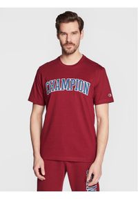 Champion T-Shirt Bookstore Logo 217882 Bordowy Regular Fit. Kolor: czerwony. Materiał: bawełna #1